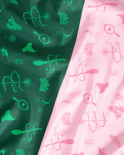 Pink Goes Good W. Green Tablecloth - Washable Tablecloth
