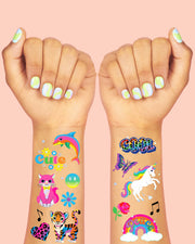 Rainbow Dreamland Tattoos - 68 Temporary Tattoos