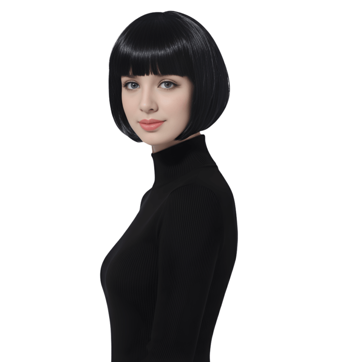 Short Bob Wig With Bangs