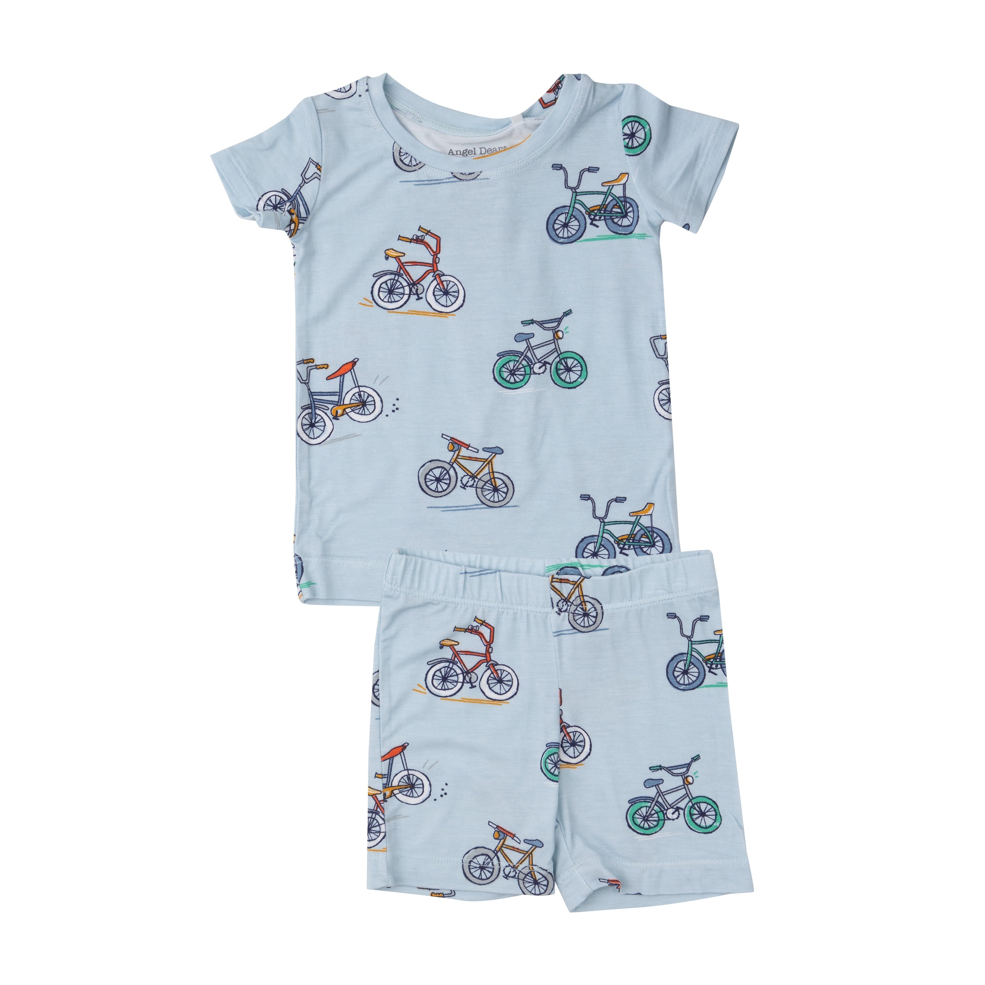 Short Lounge Wear Set - Bikes Blue