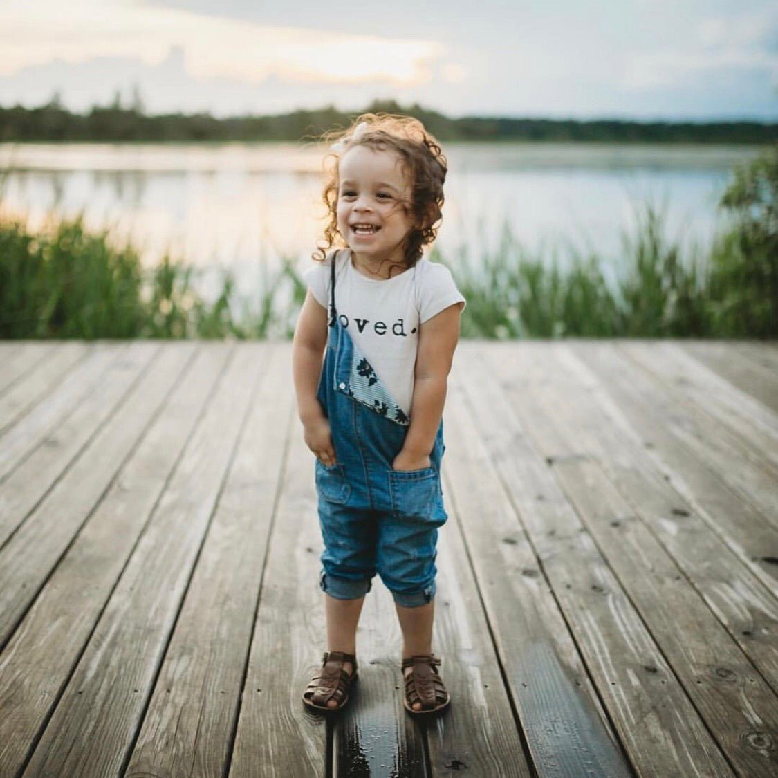 Loved. Organic Cotton Baby Bodysuit Short Sleeve