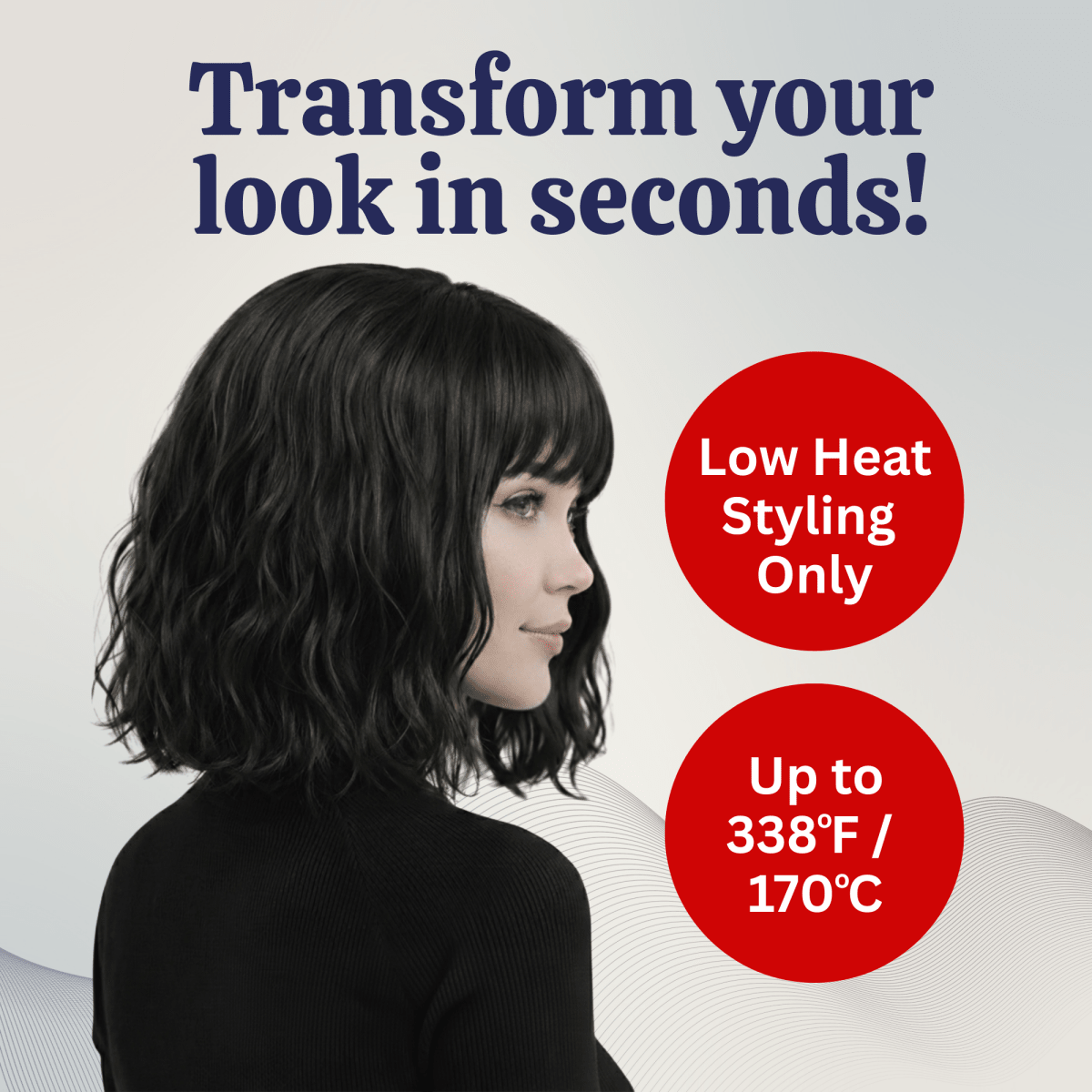 Short Wavy Bob Wig