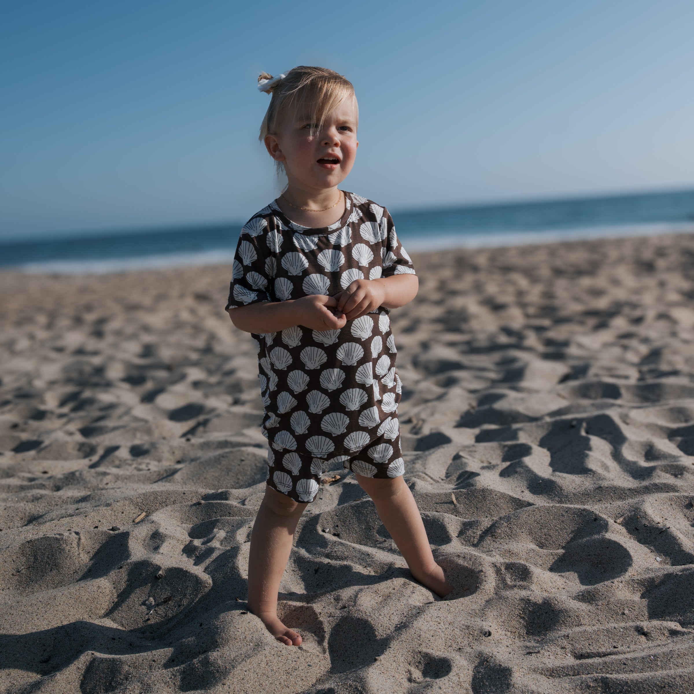 Bamboo Short Set | Seashells