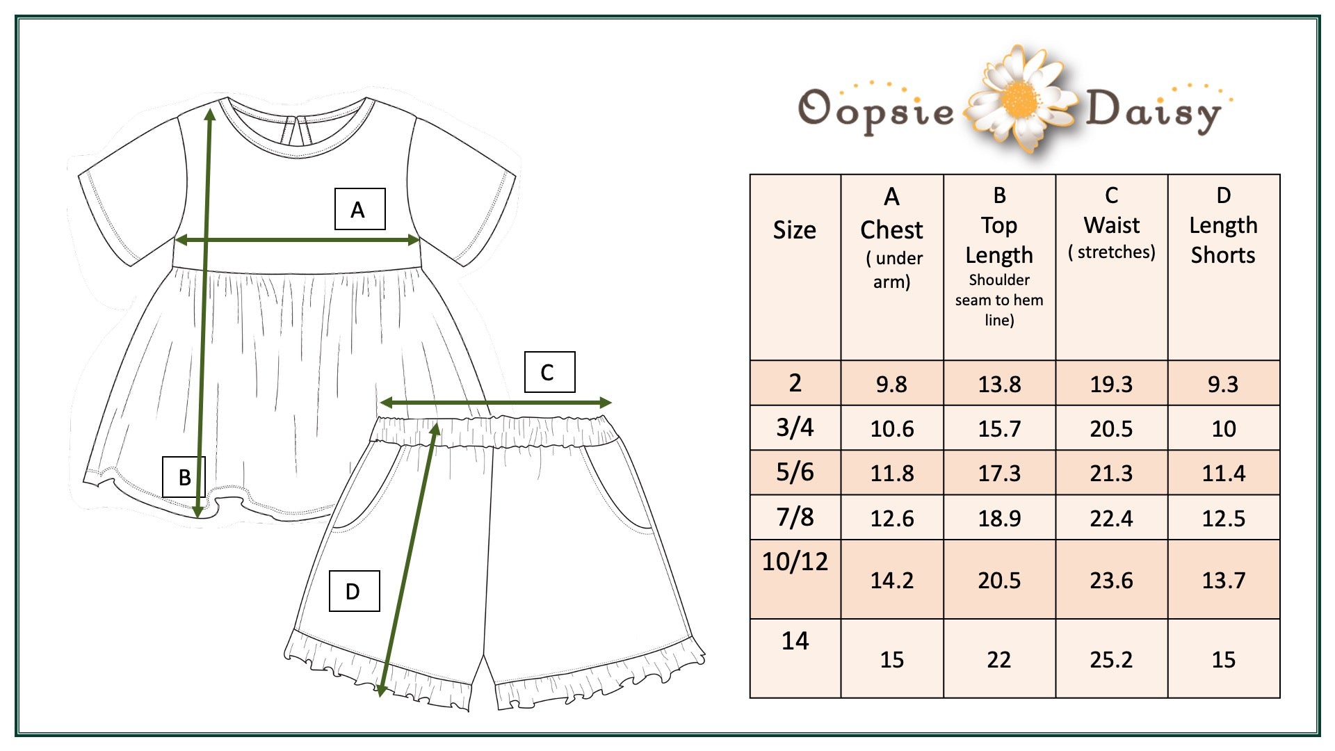 Sand Stripe Short Set