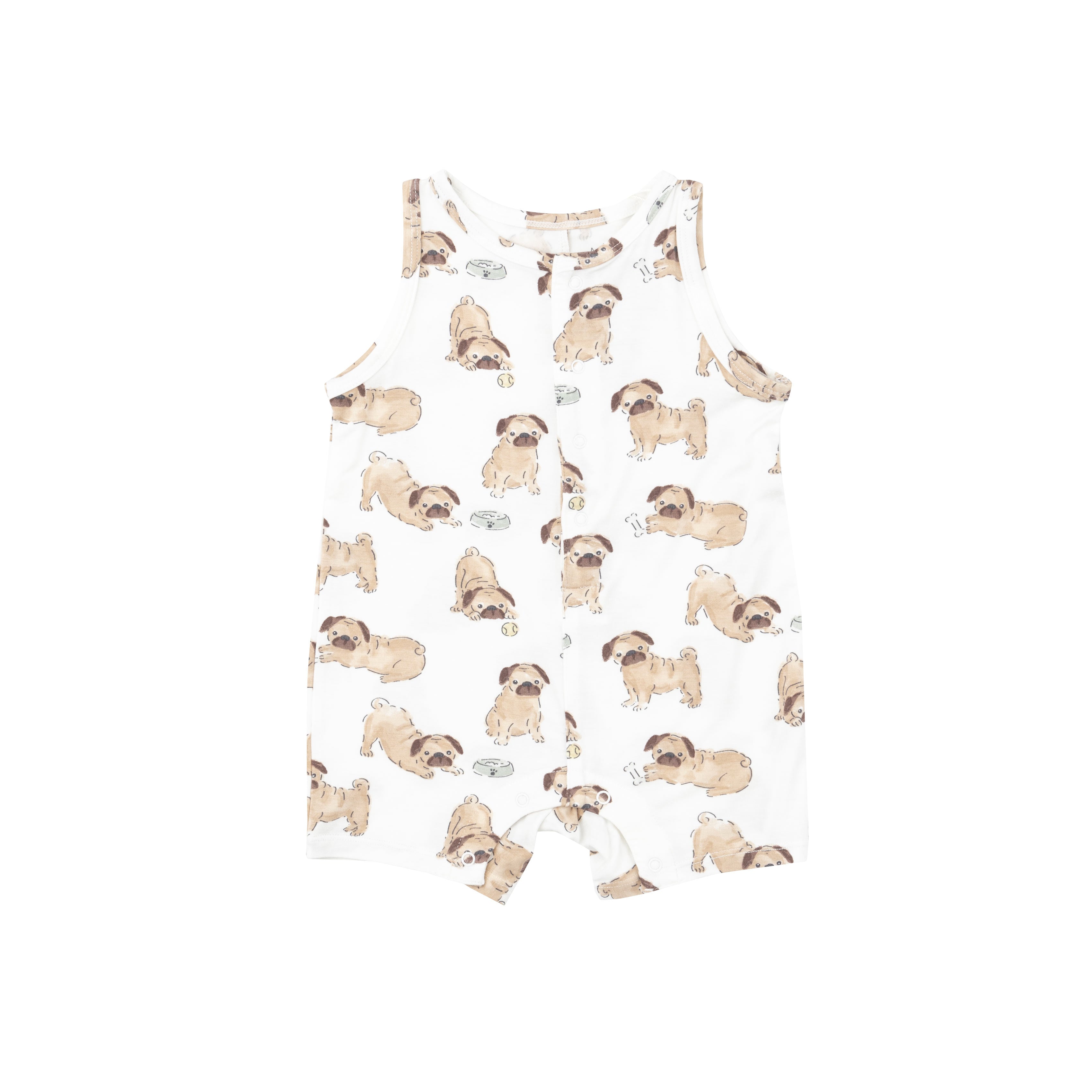 Shortie Romper - Pugs