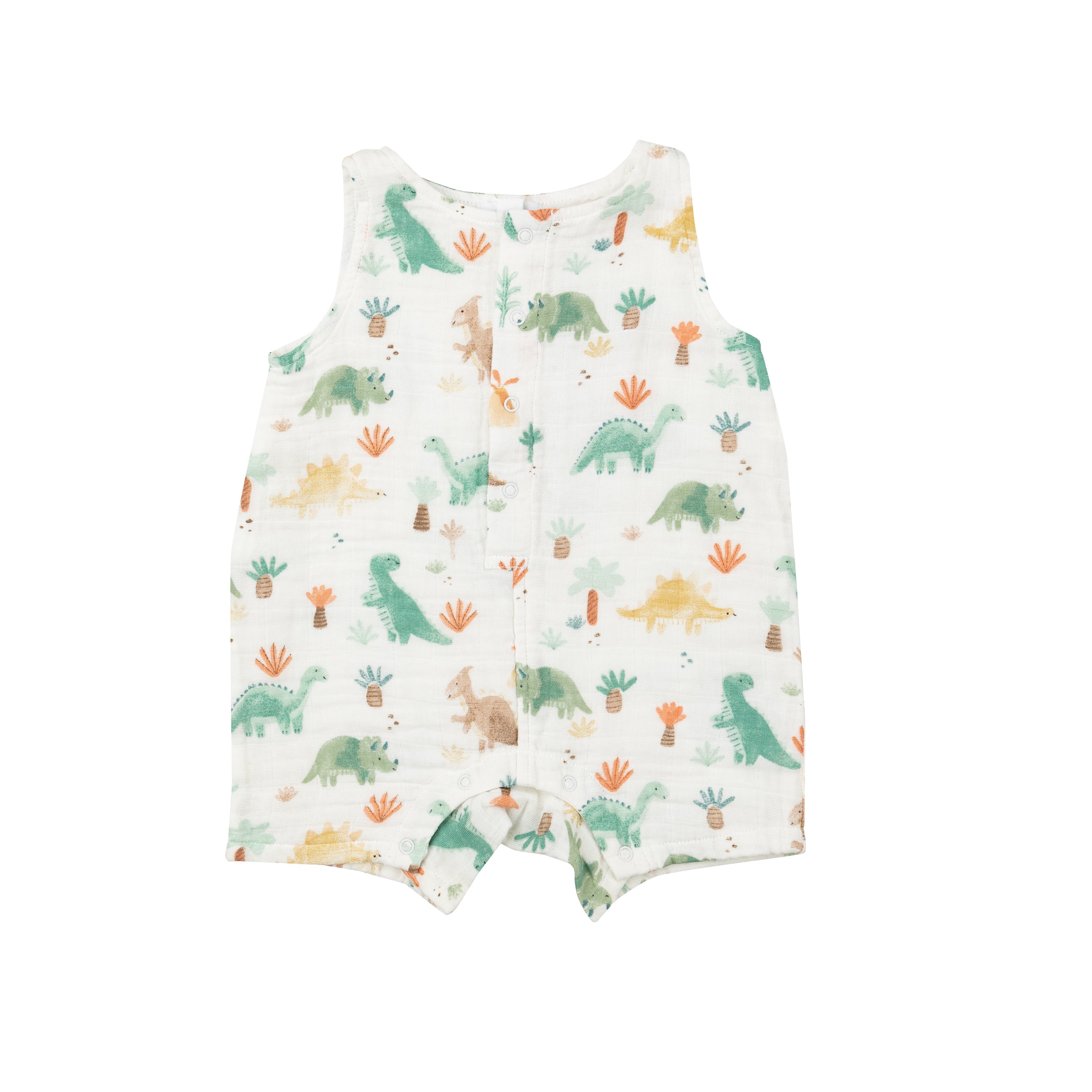 Shortie Romper - Softy Dinos