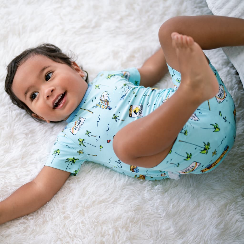 We Go Holoholo Short Bamboo Pajamas