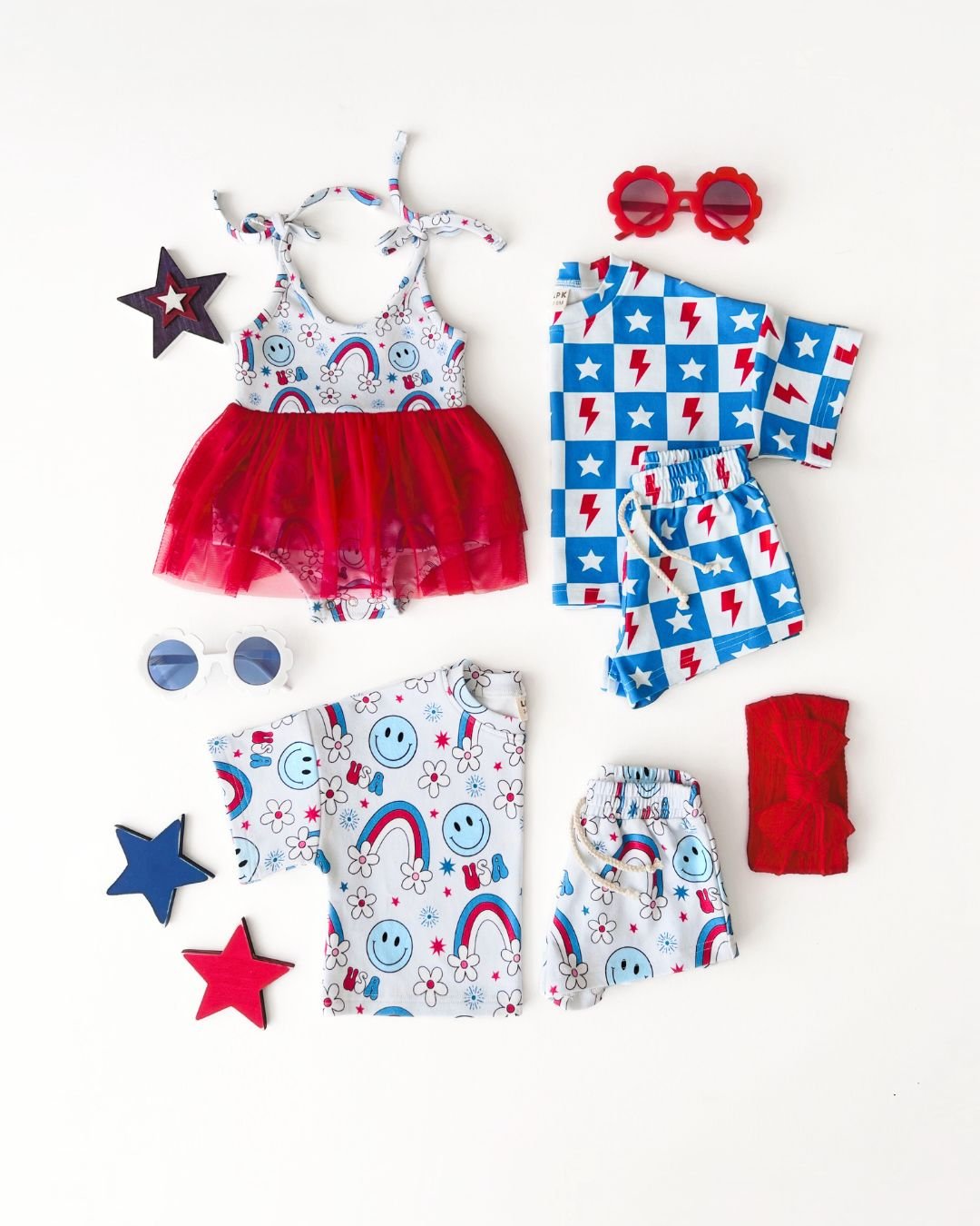 Shorts Set | Little Miss Usa