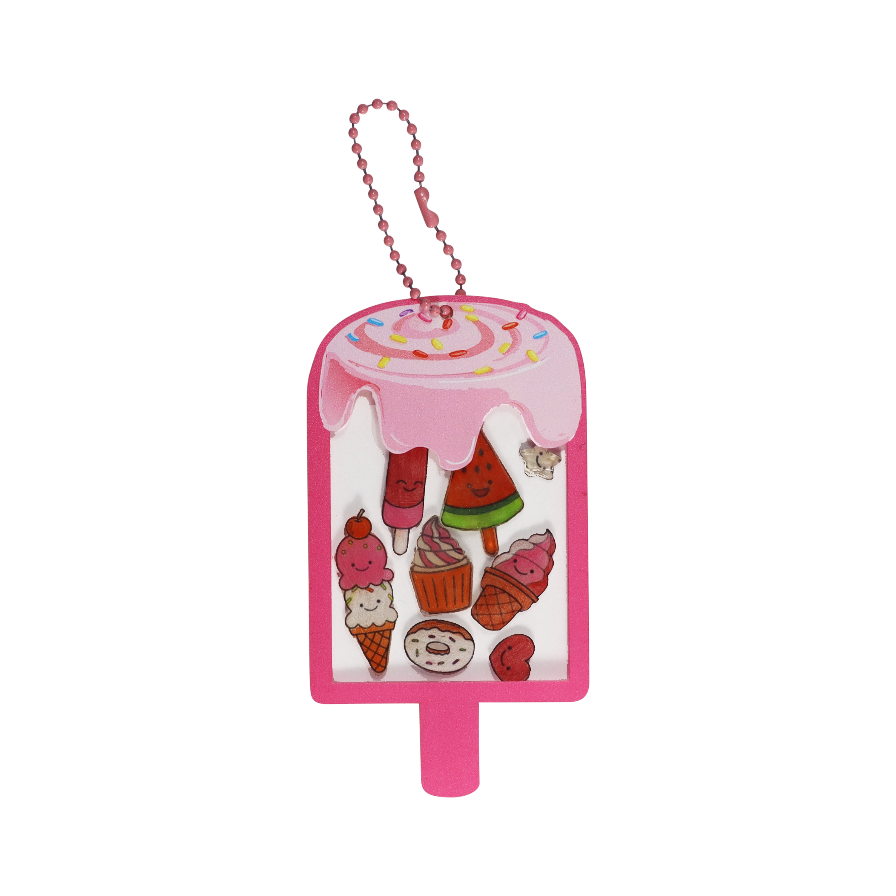 Shrinky Shaker Keychain