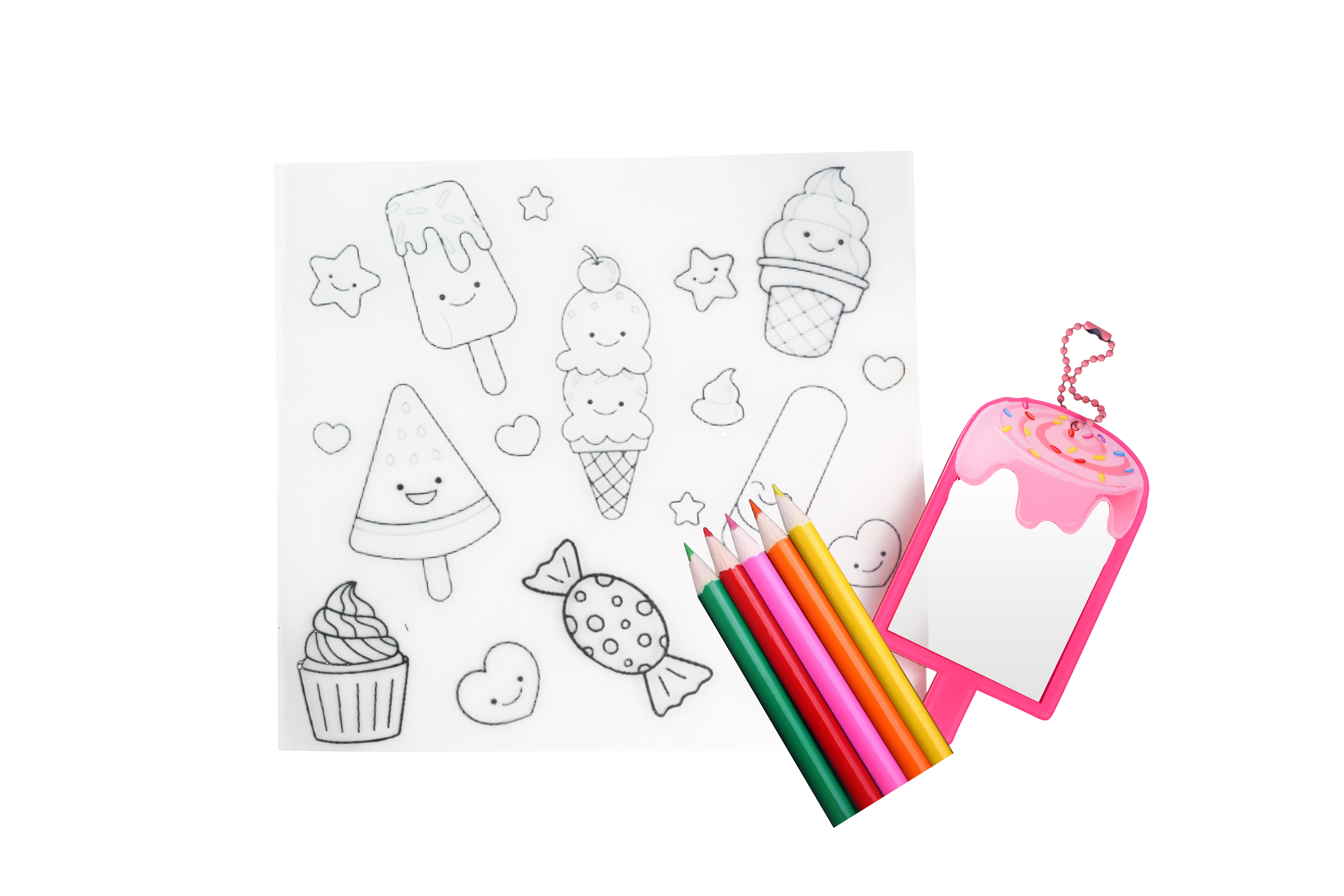 Shrinky Shaker Keychain