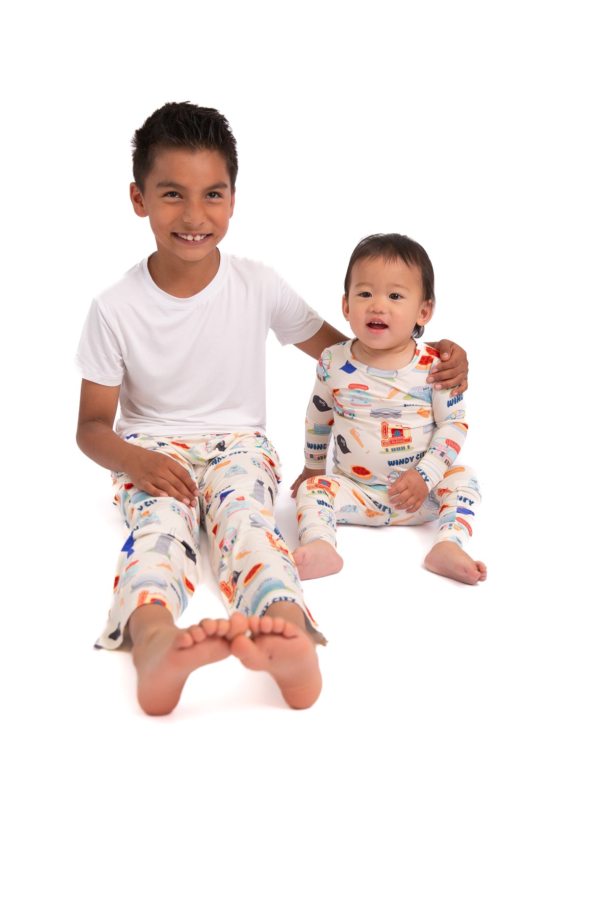 My First Windy City Toddler Bamboo Pajamas | Chicago Toddler Pajama Set