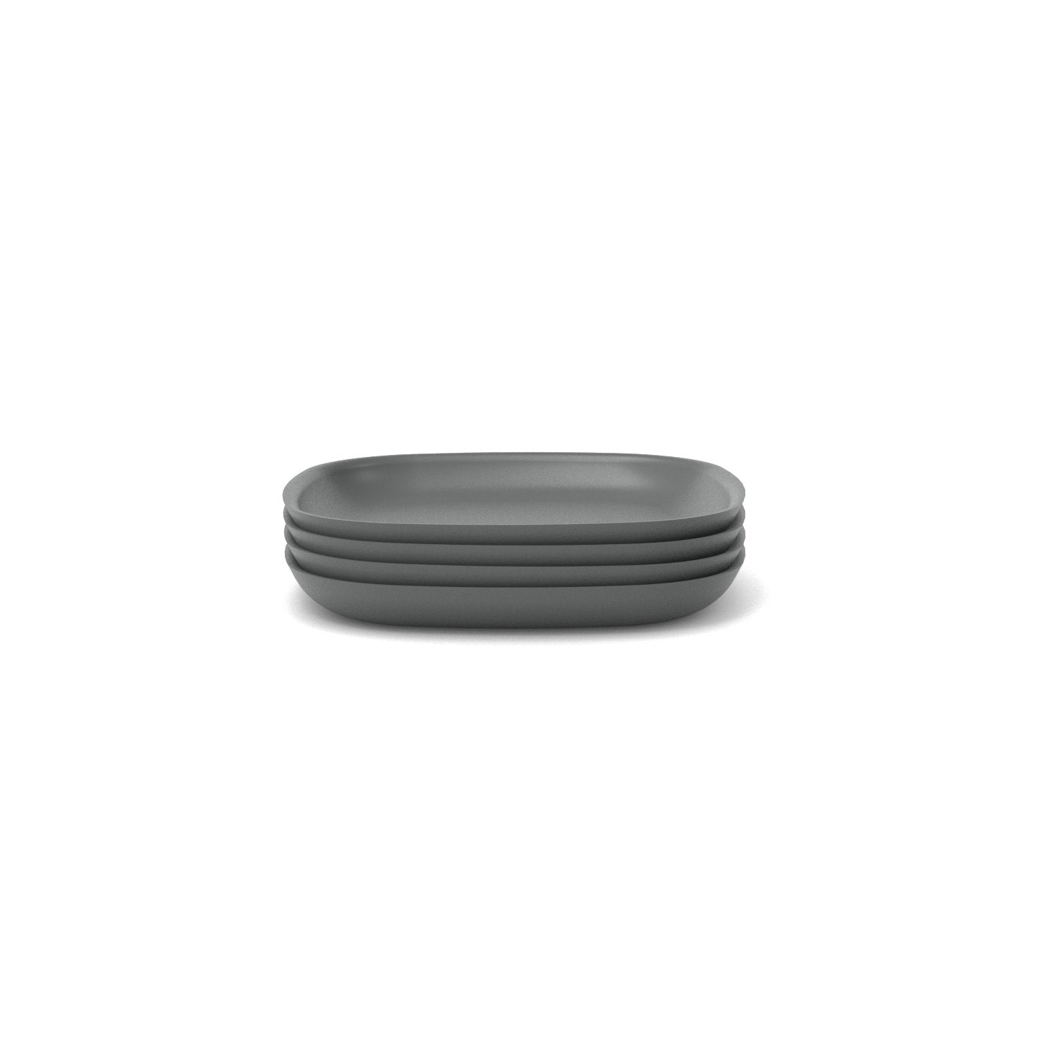Bamboo Side Plate - 4 Piece Set - Smoke