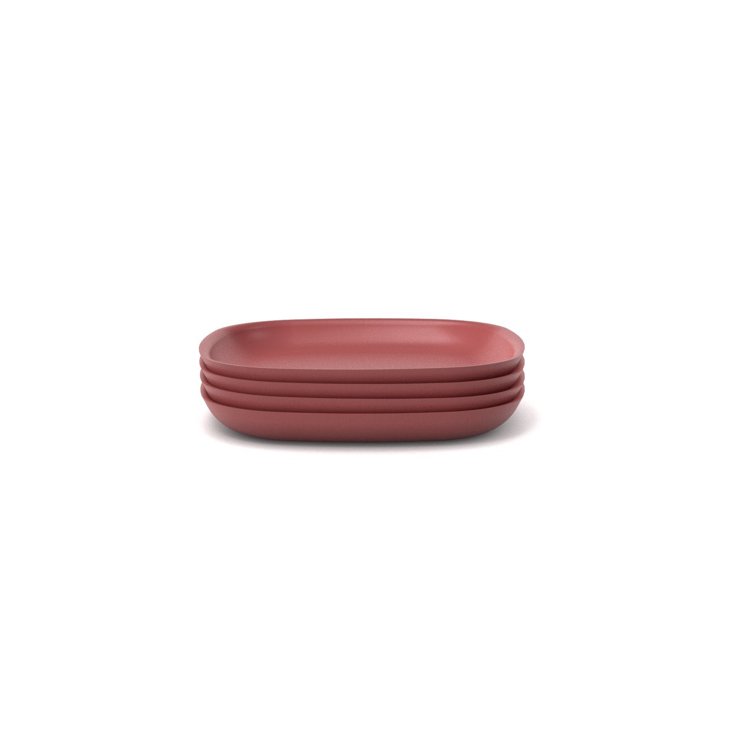 Bamboo Side Plate - 4 Piece Set - Spice