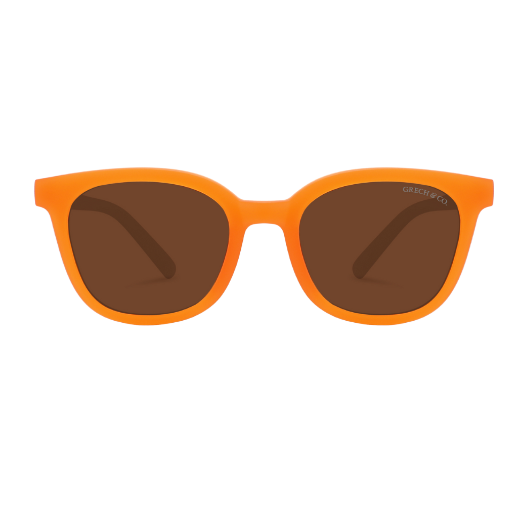 Classic Wayfarer Sustainable Sunglasses | Bio-based · Bendable · Polarized | Child | 3-8 Y | Sienna