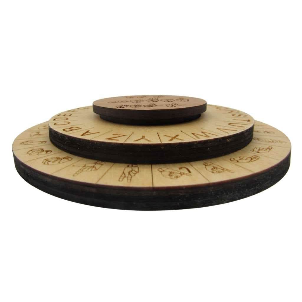 Sign Language Cipher Wheel - Asl Decoder Disk Escape Room Prop