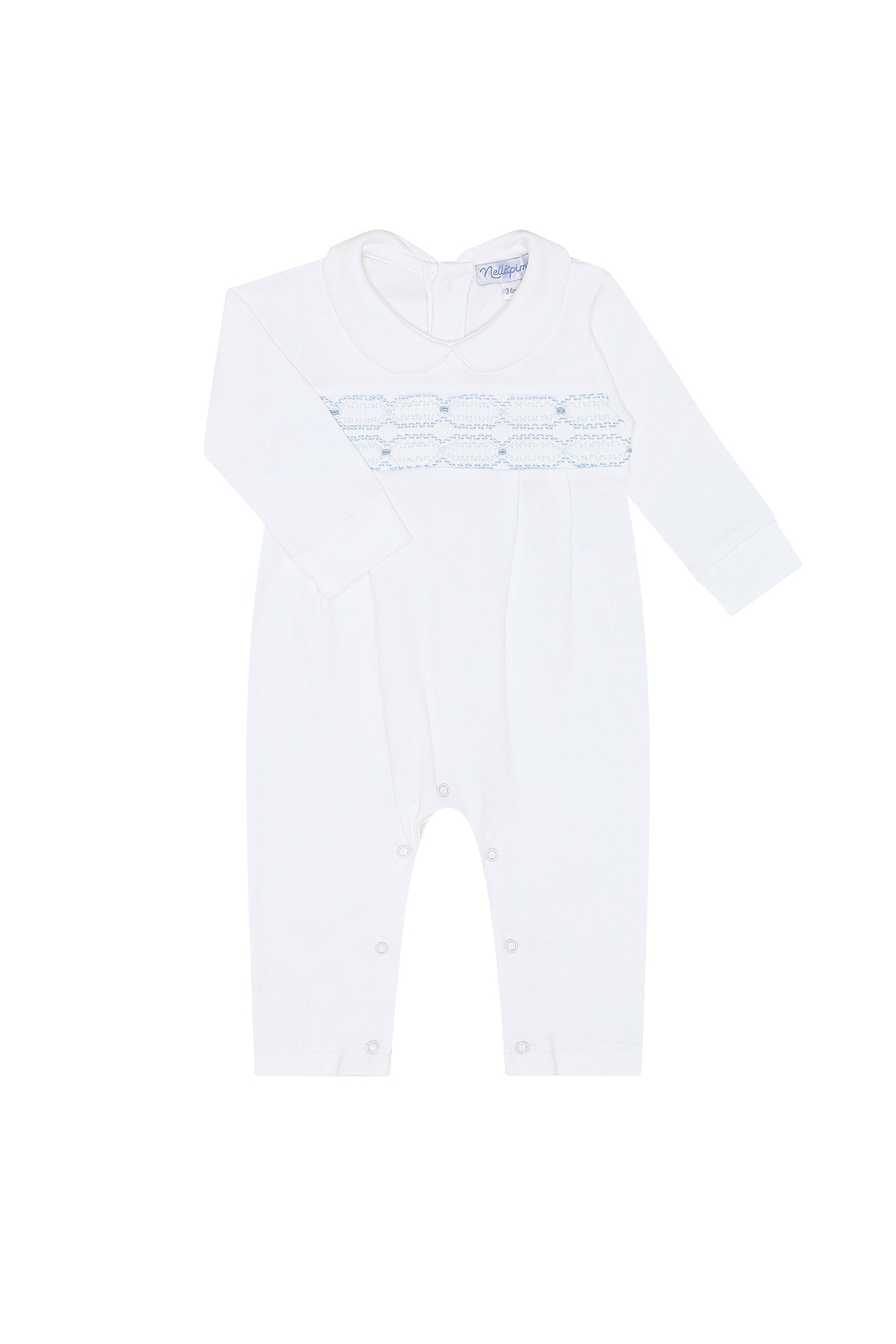 Signature Smocked Boys Playsuit