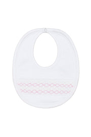 Signature Smocked Girls Bib