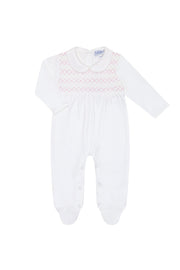 Signature Smocked Girls Footie