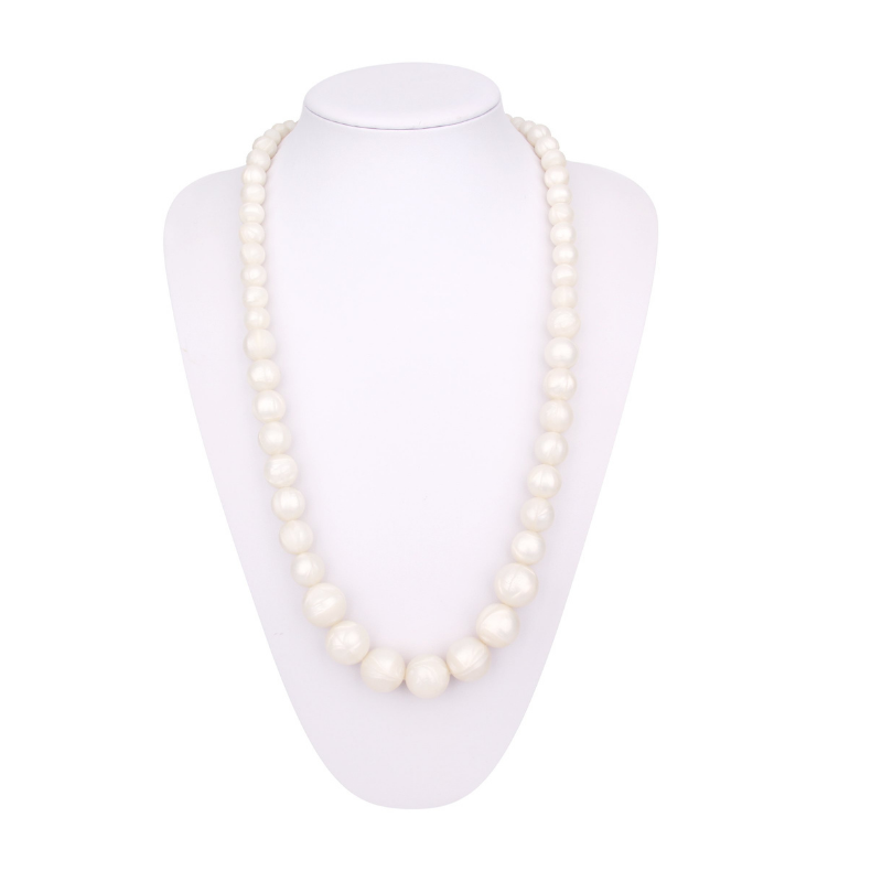 Silicone Round Bead Teething Necklace