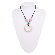 Silicone Heart Style Teething Necklace