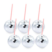 Disco Ball Sippers (set Of 6)