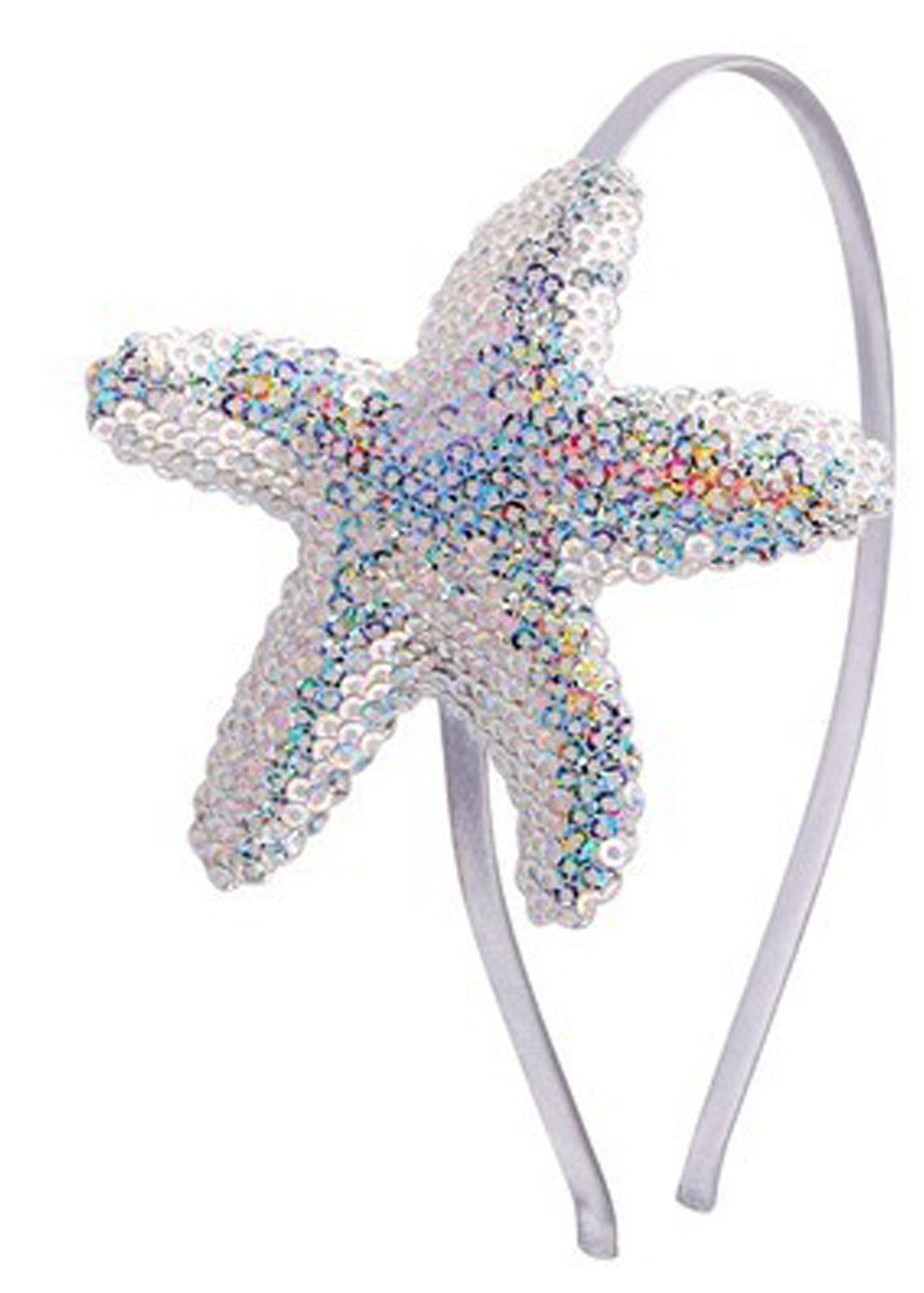Silver Sequin Headband