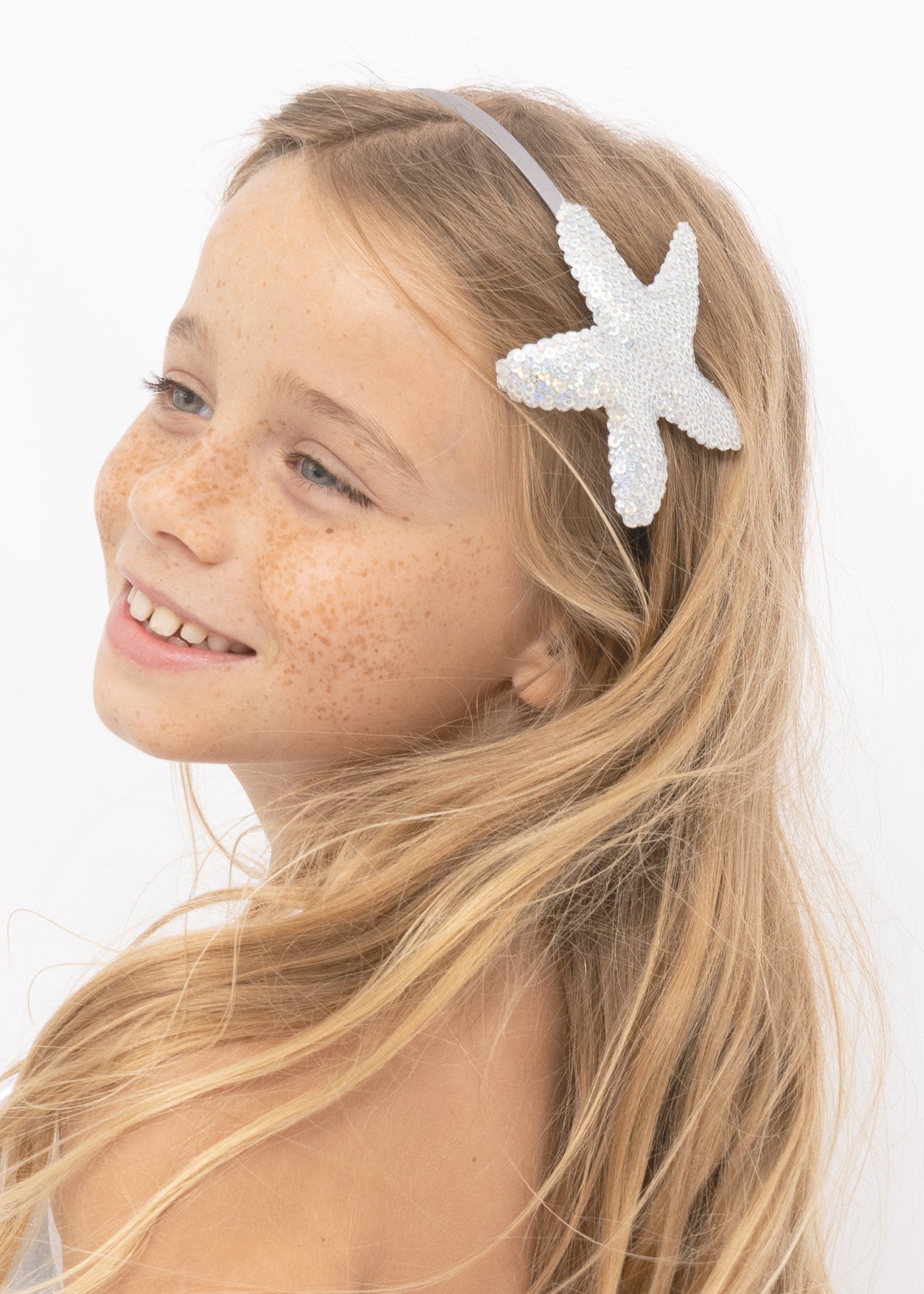 Silver Sequin Headband