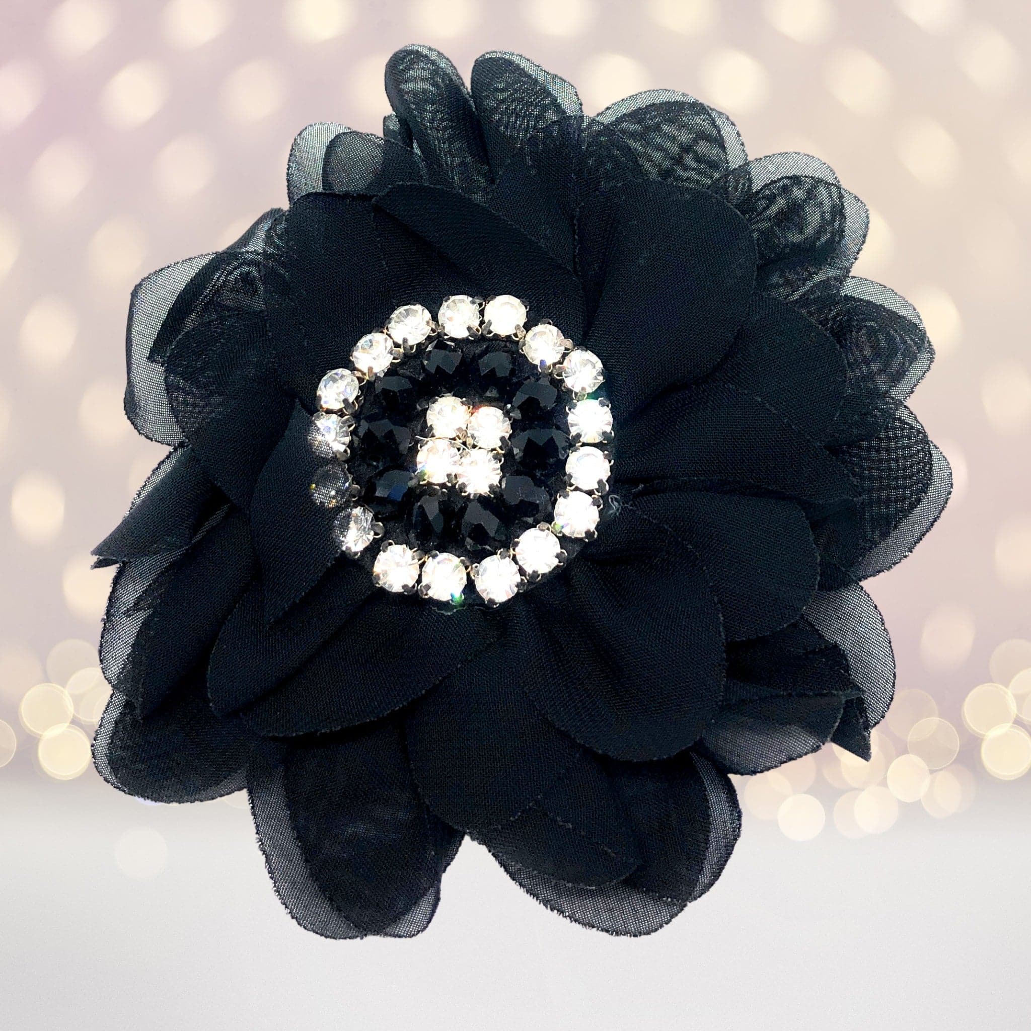 Simply Elegant Hair Flower And Brooch