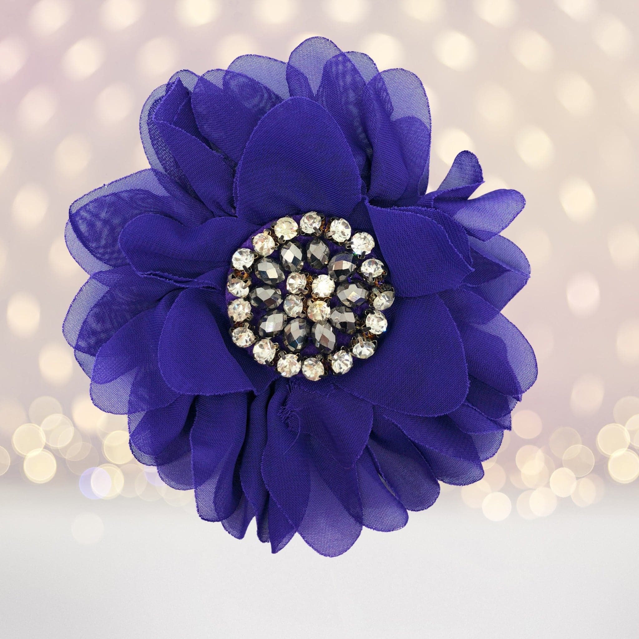 Simply Elegant Hair Flower And Brooch