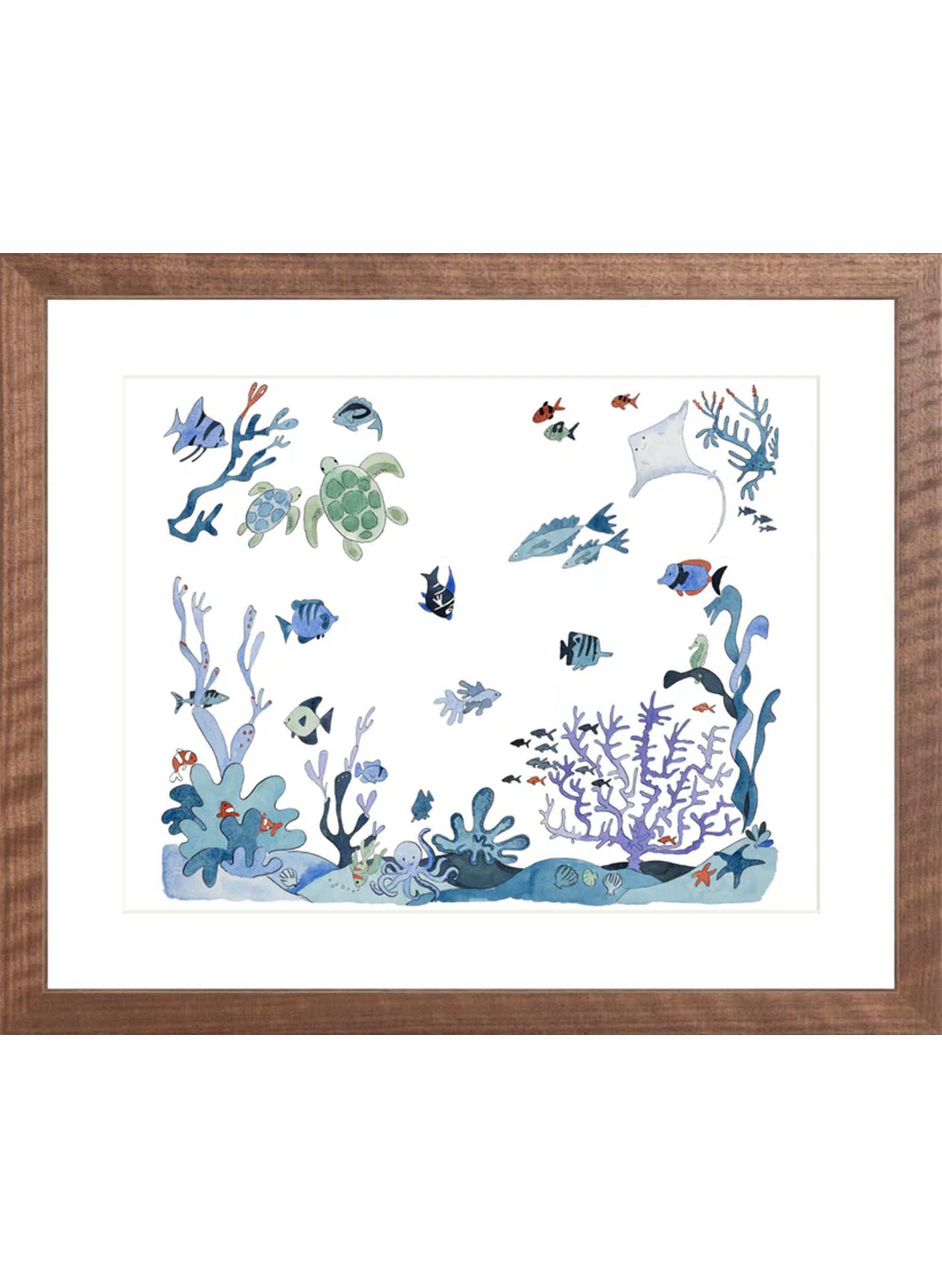 Art Print - Under The Sea - Framed