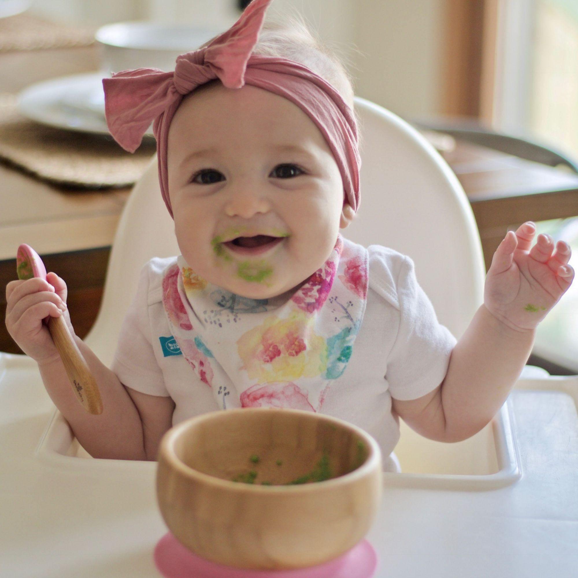 Single Bamboo Baby Spoon