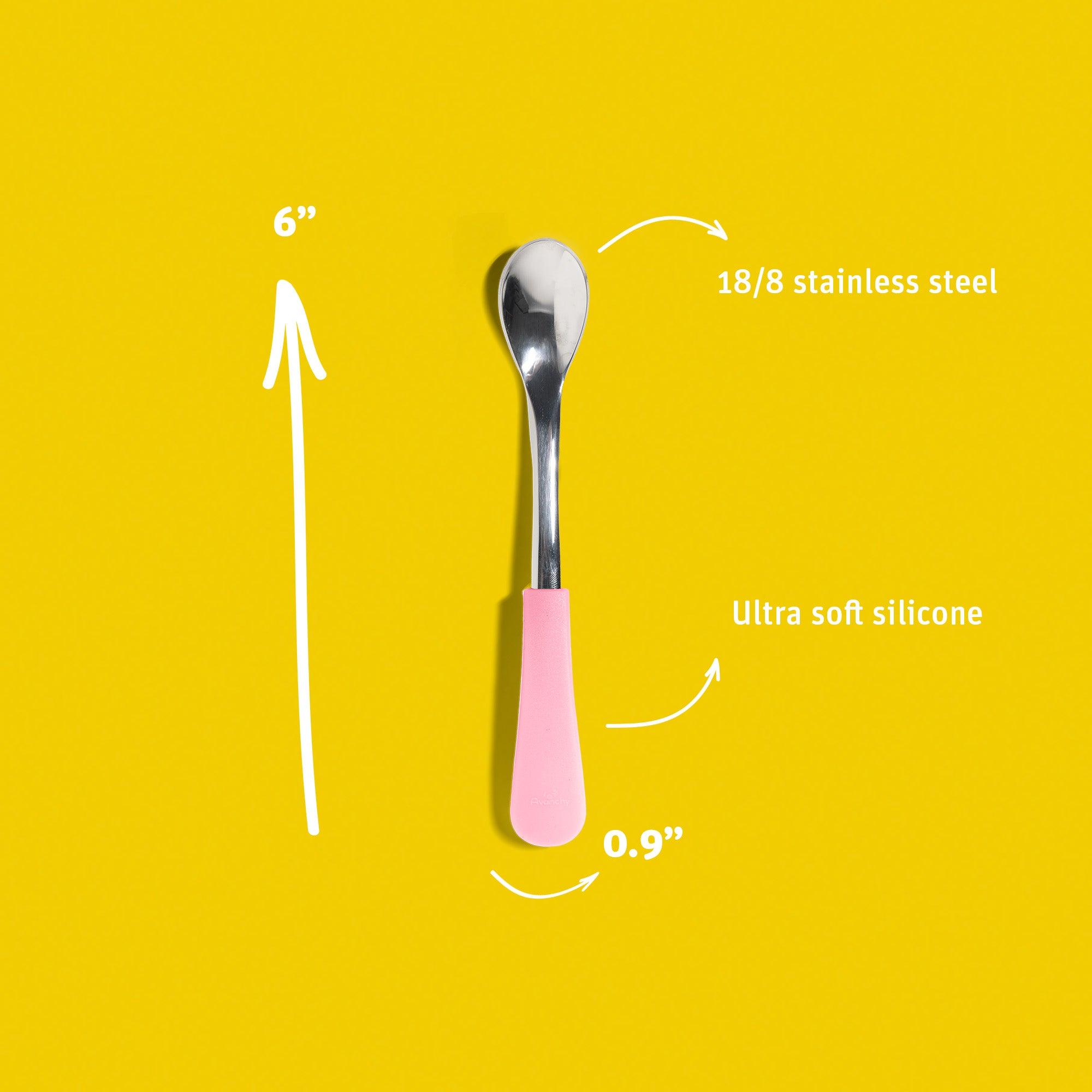 Single Stainless Steel Infant Spoon