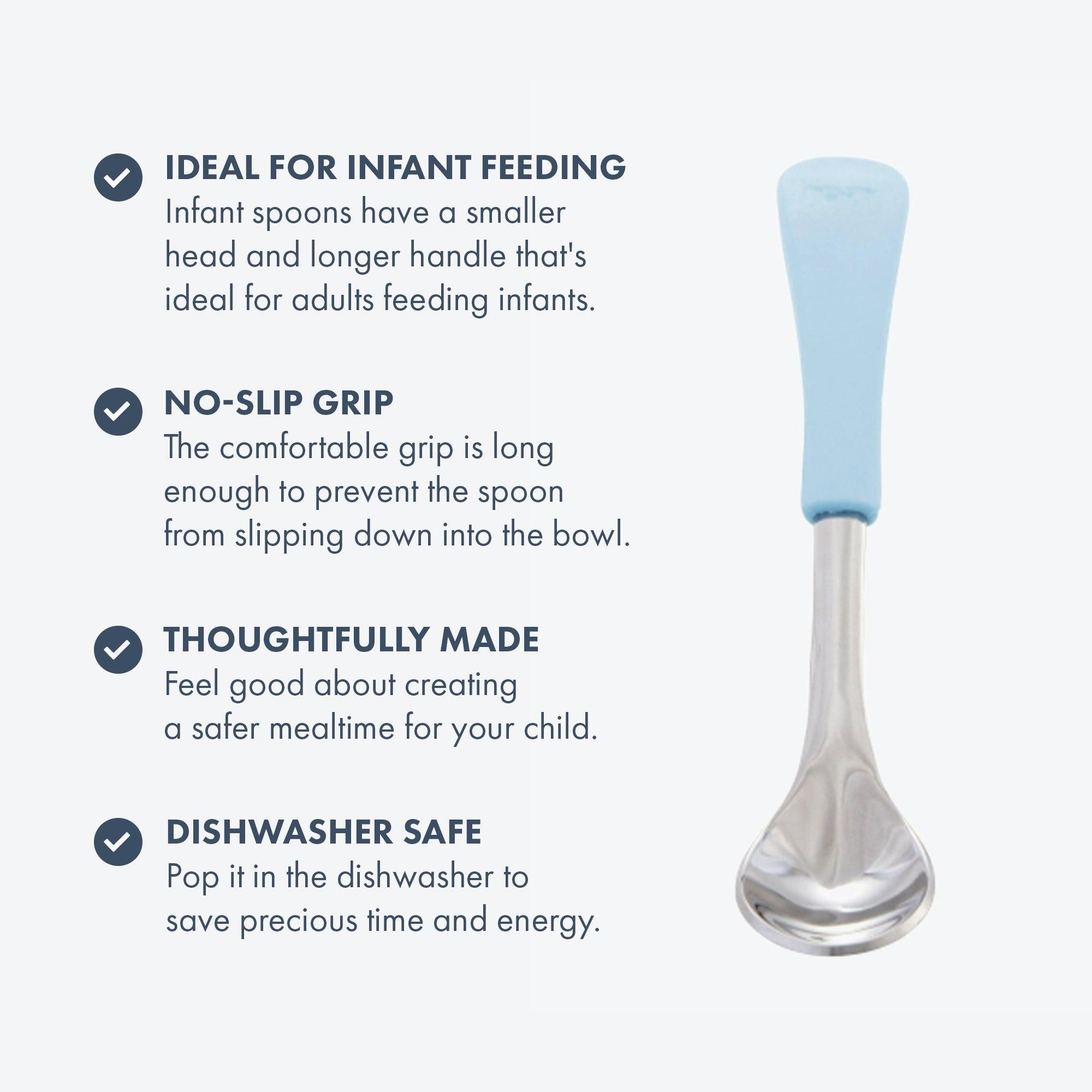 Single Stainless Steel Infant Spoon