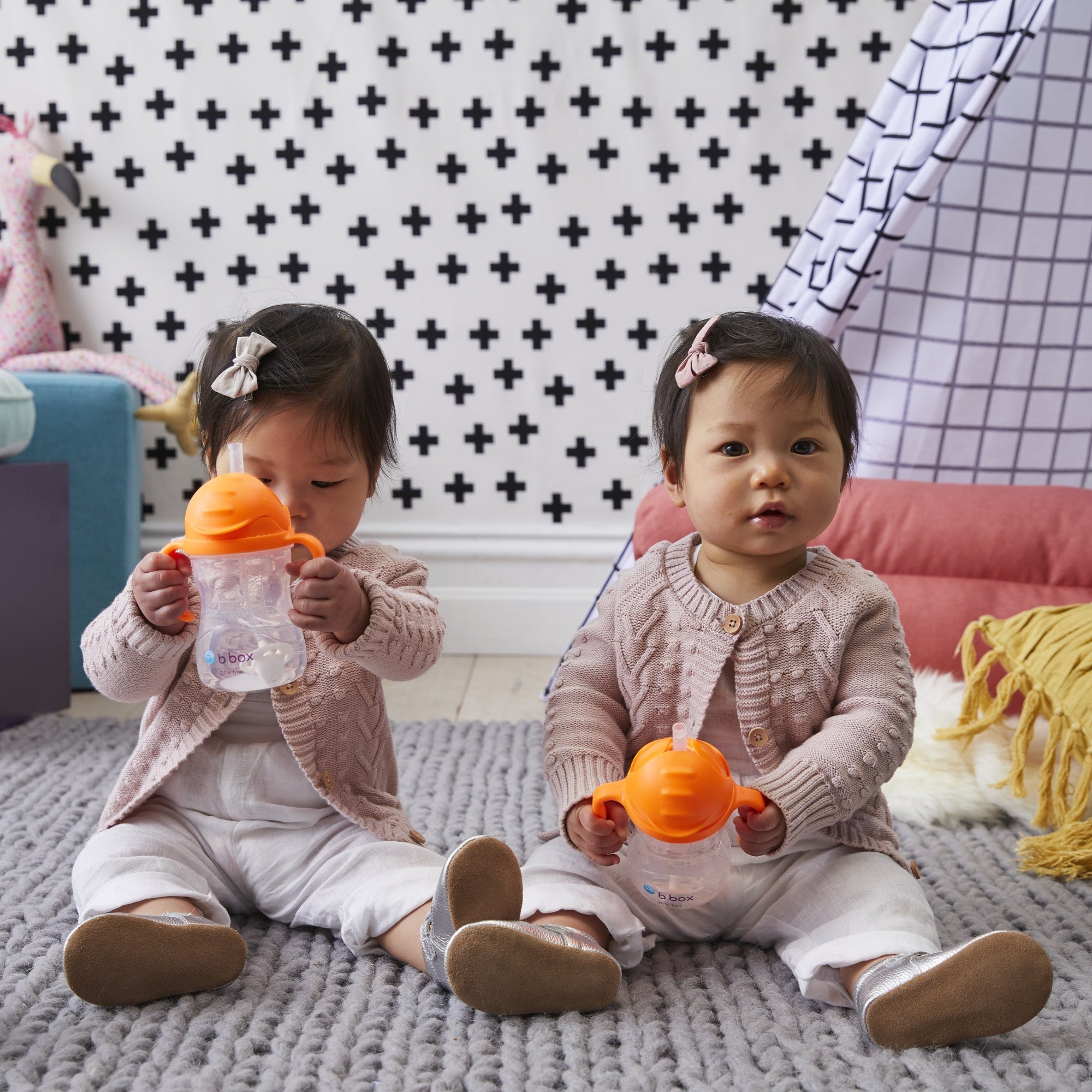 2 Pack Sippy Cup - Lemon + Orange Zing