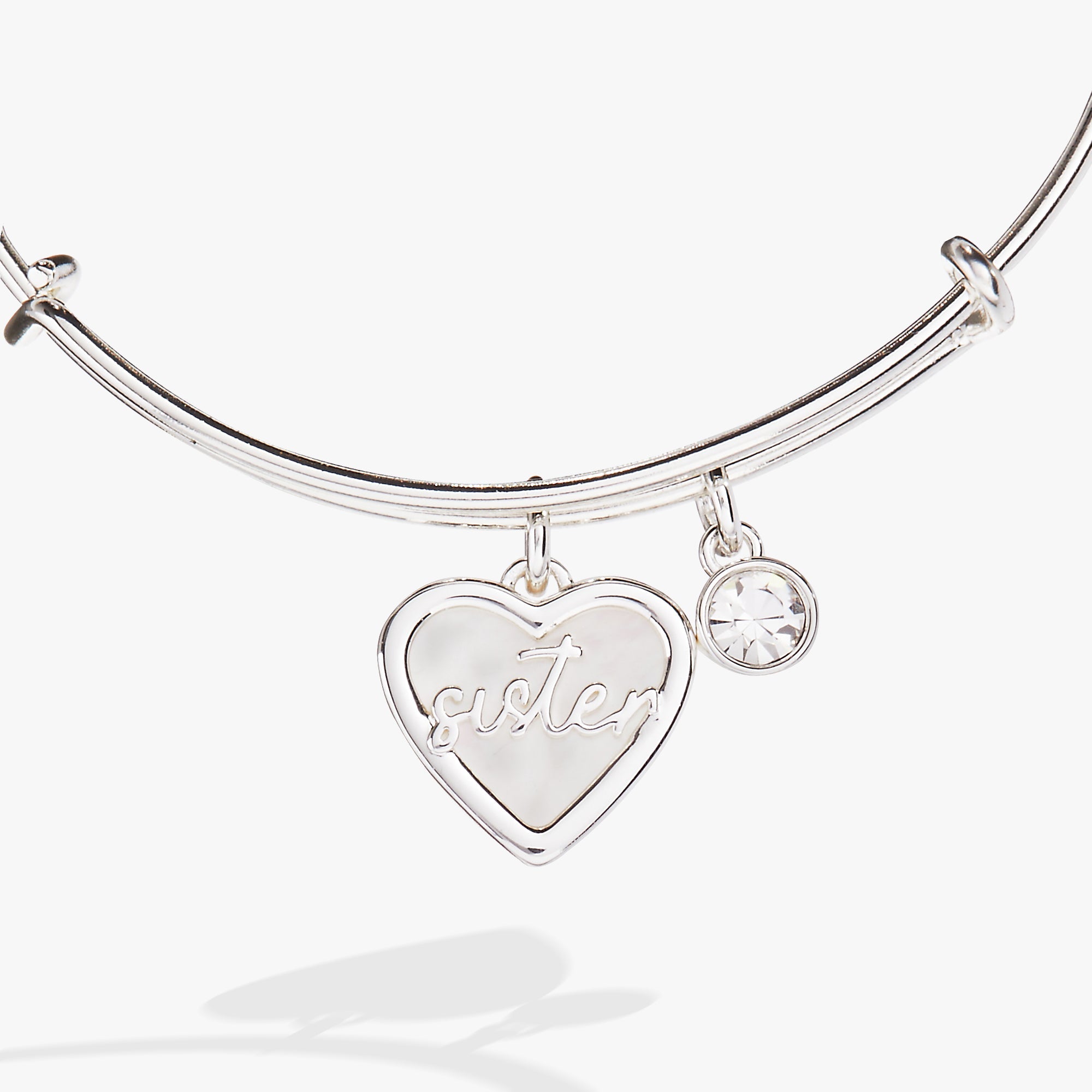 Sister Mother Of Pearl Bangle