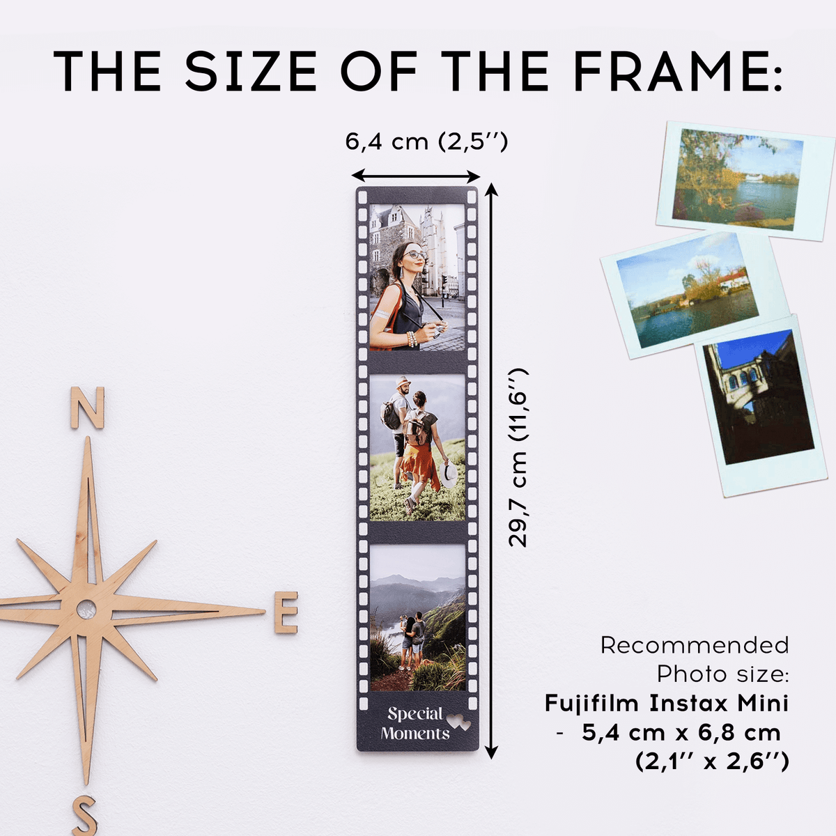 Wooden Photo Frames 3 In 1