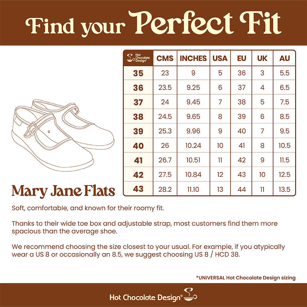 Chocolaticas® Red Wine Women's Mary Jane Flat