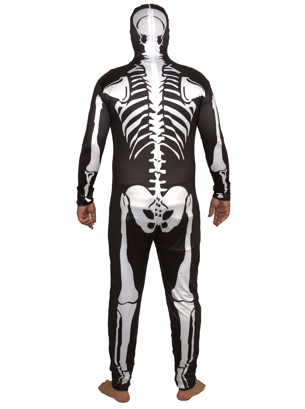 Adult Unisex Skeleton Full Bodysuit Costume