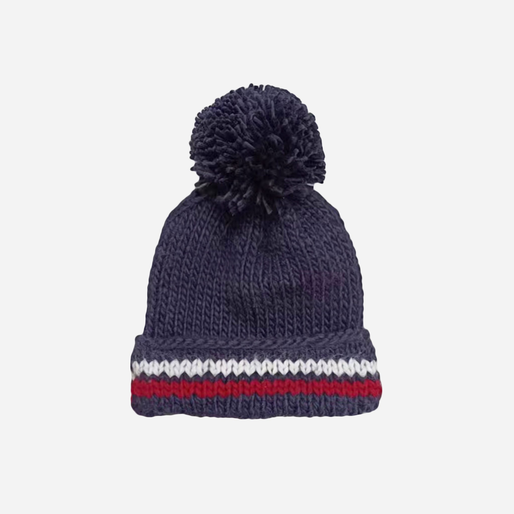 Ski Stripe Hat, Navy