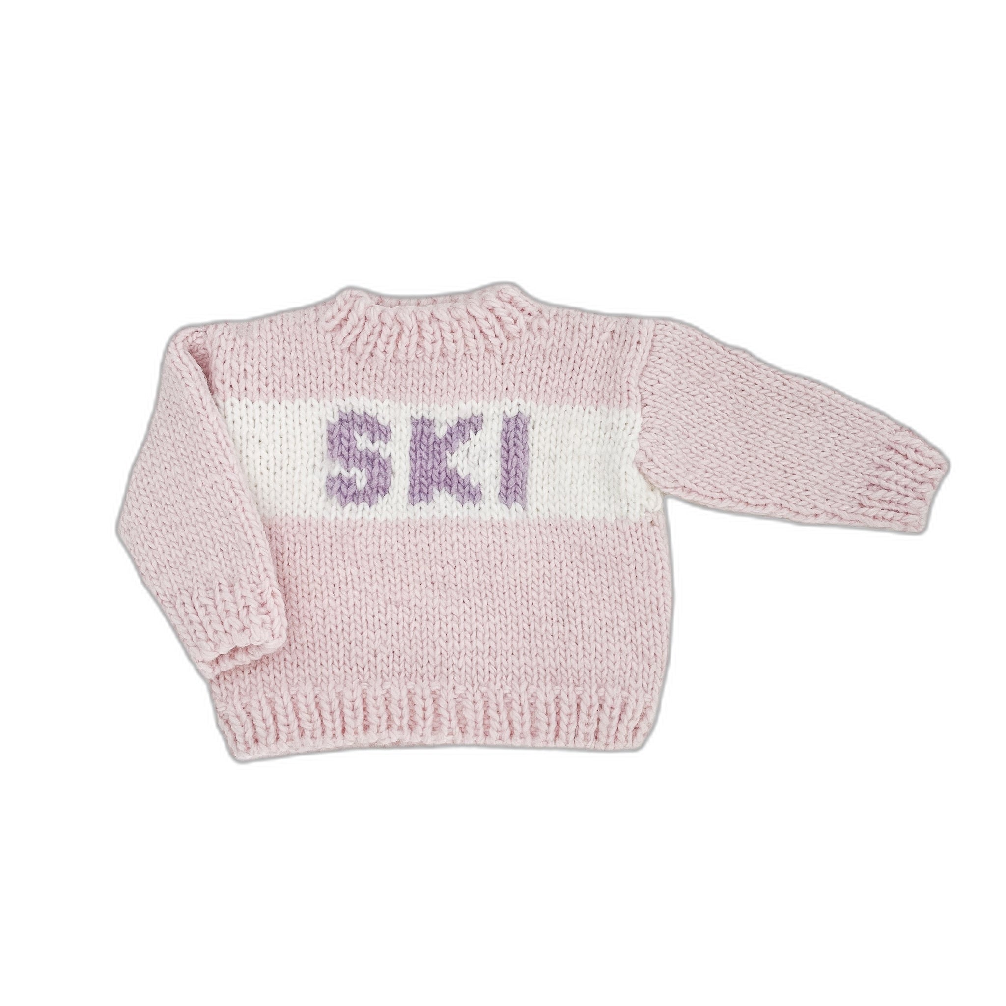 Ski Sweater, Baby Pink