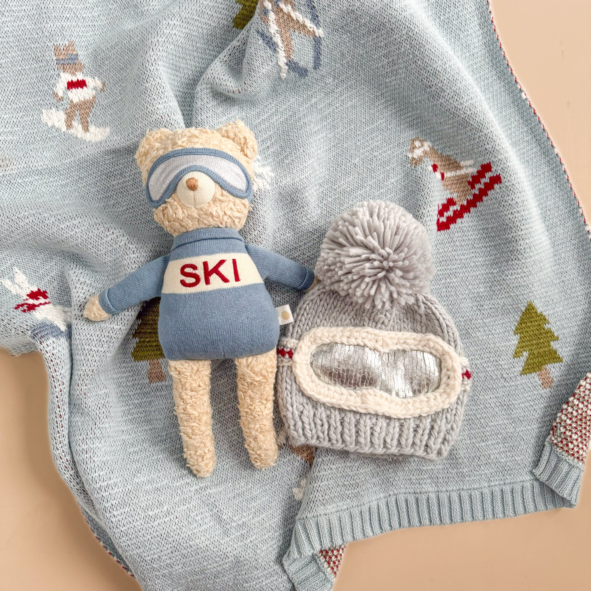 Benjamin Bear Ski Plushie Toy