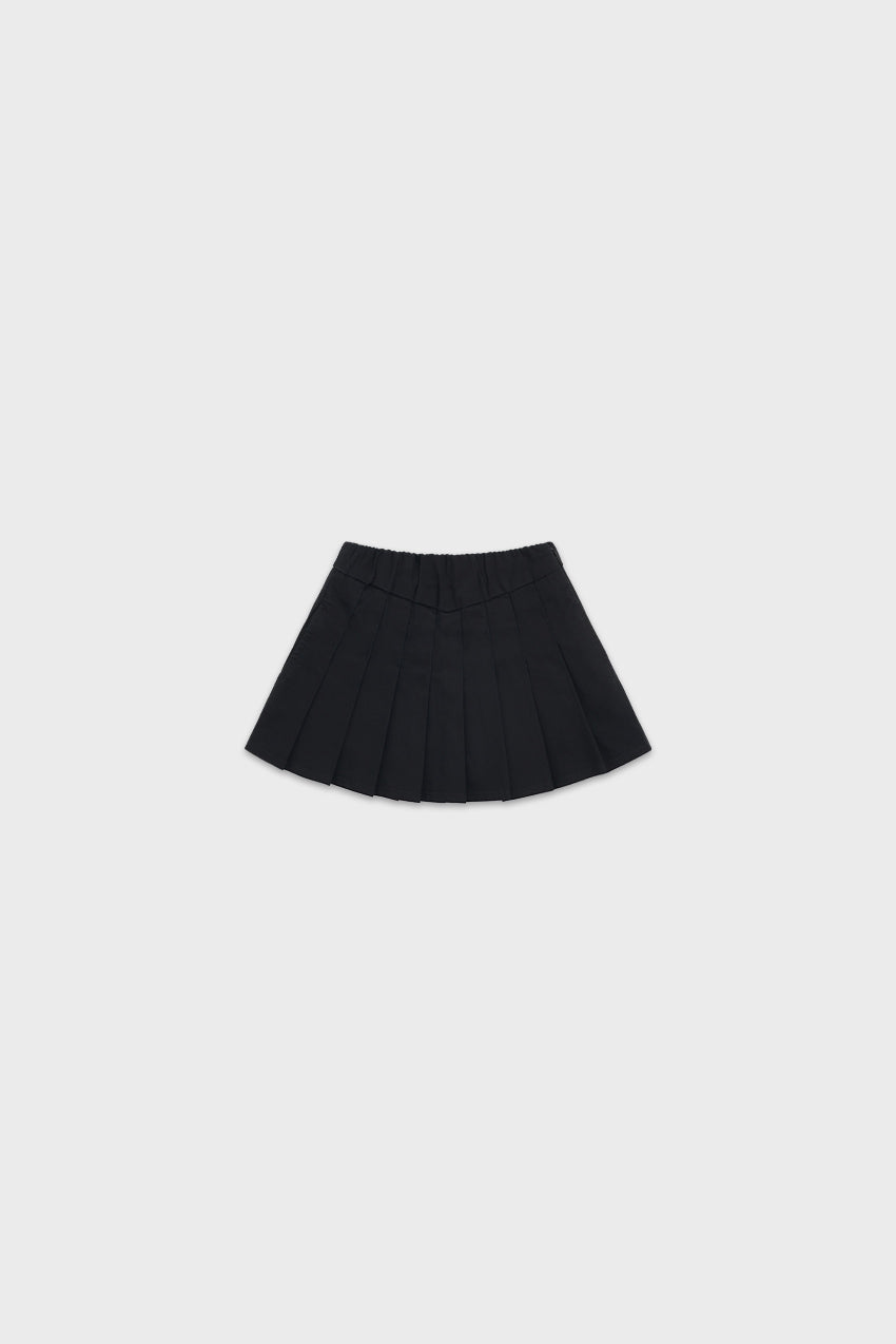 Organic Cotton Pleated Skirt