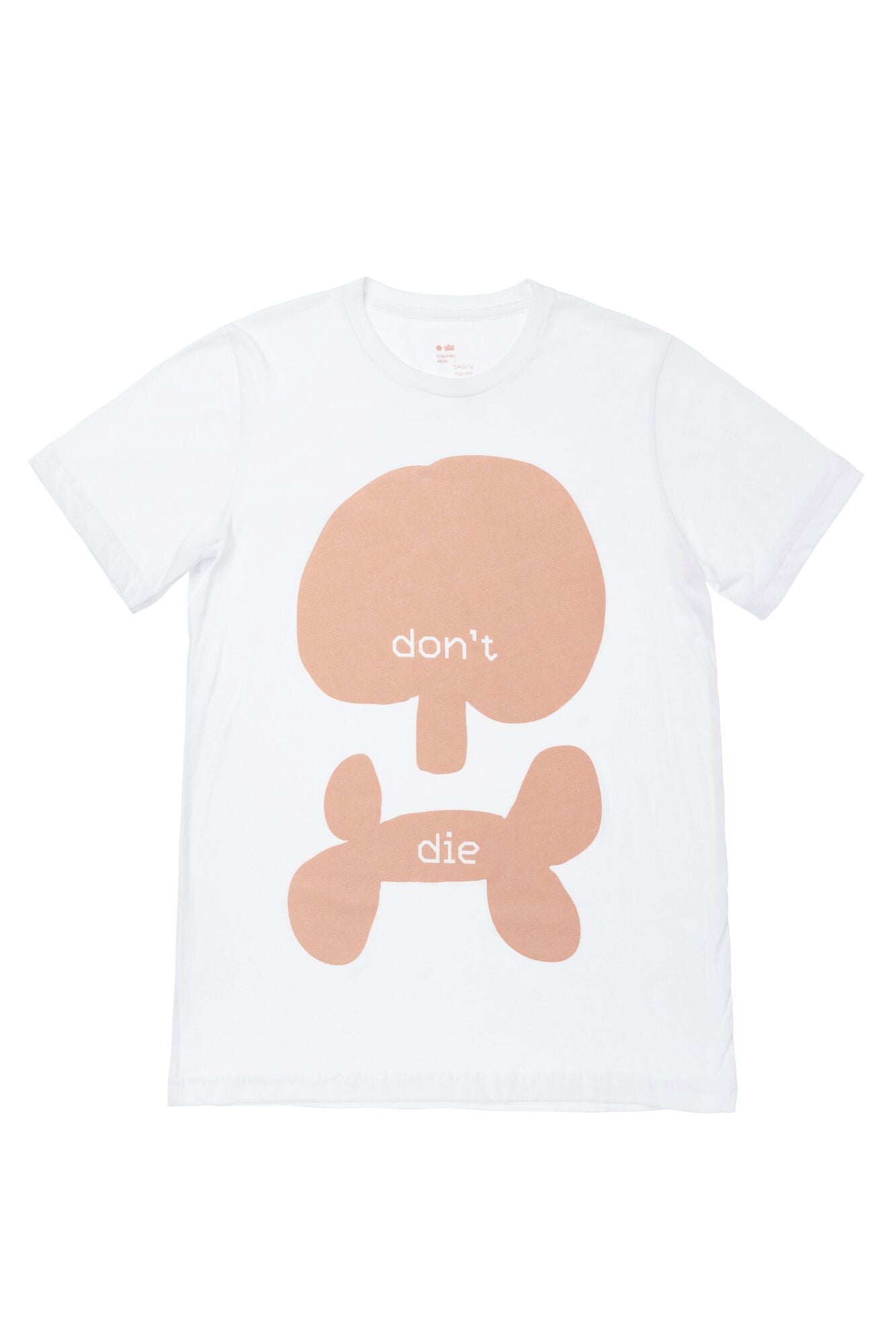 Adults "don't Die" T-shirt | Scull | White