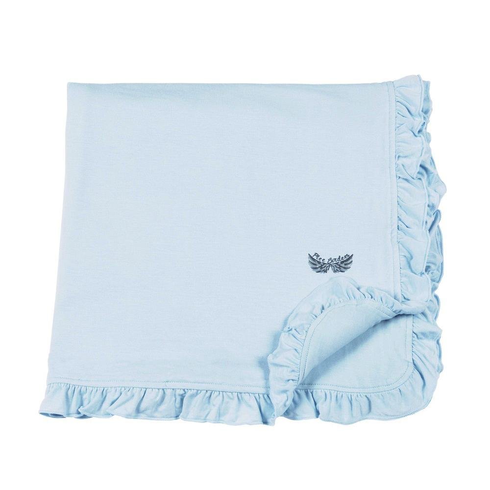 Sky Ruffle Toddler Blanket