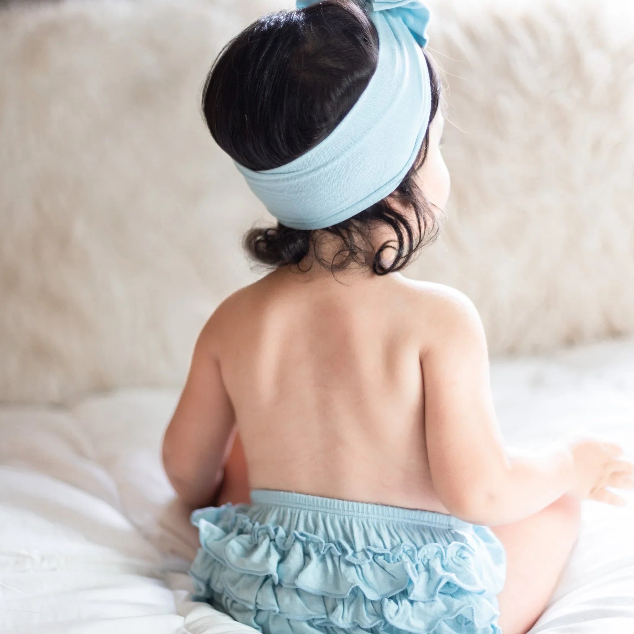 Skye Blue Bloomer And Headband