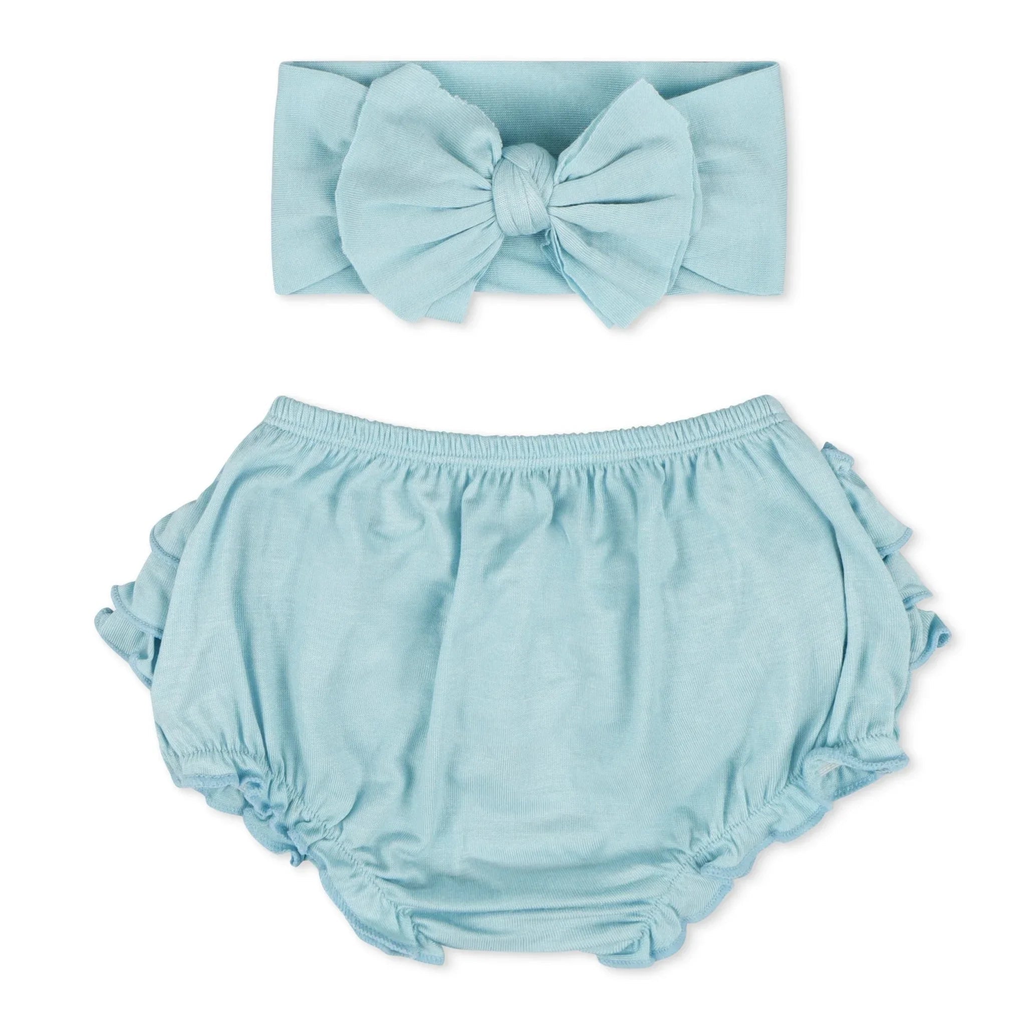 Skye Blue Bloomer And Headband