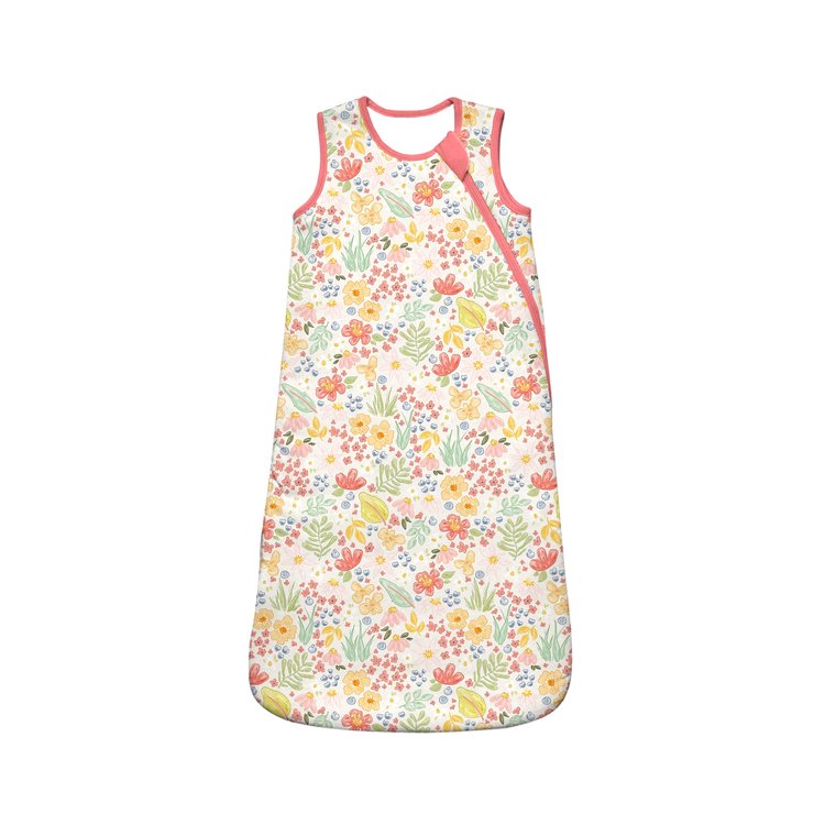 My First Flower Floral Sleep Sack | Soft Baby Wearable Blanket |