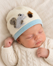 Squirrel Cashmere Hat - Newborn