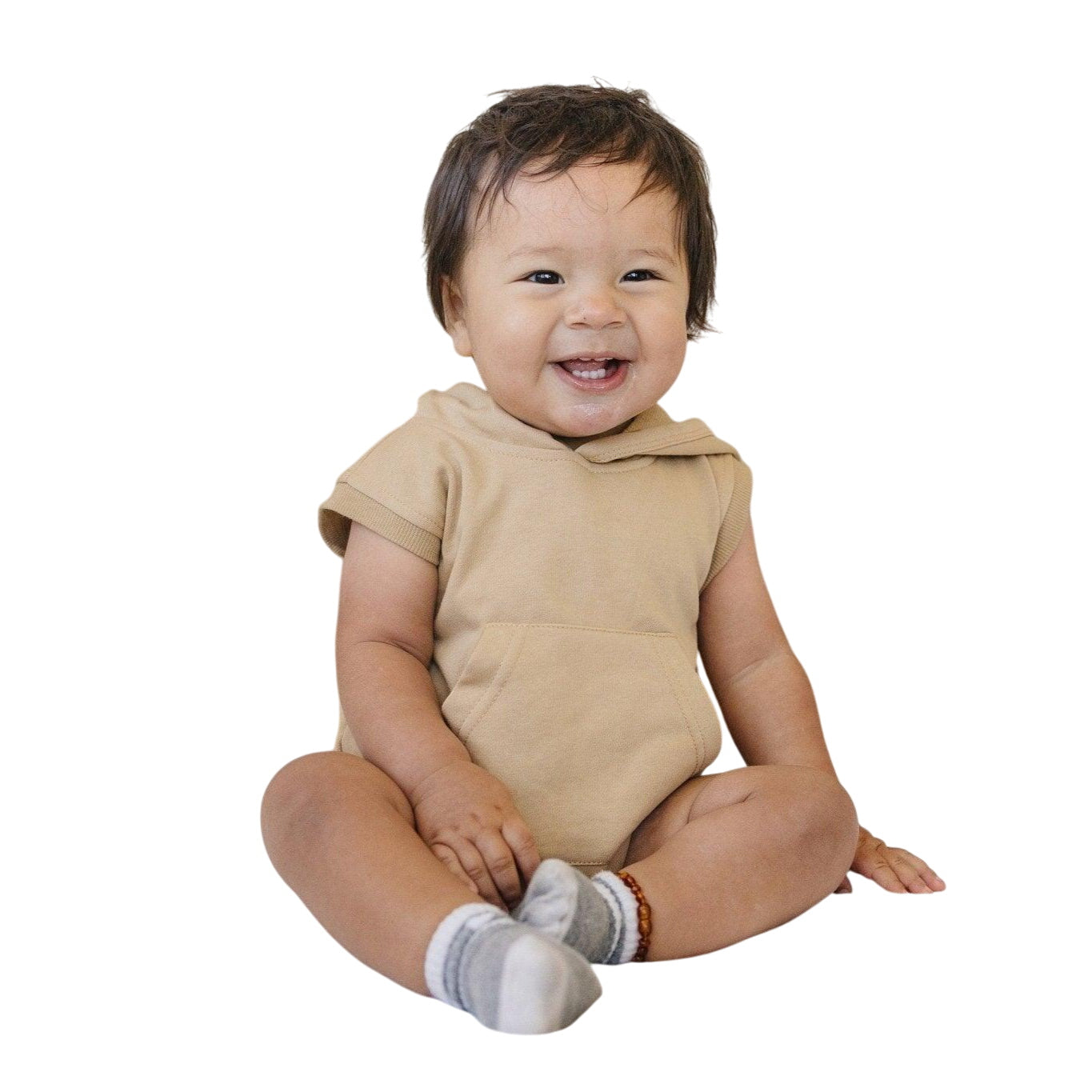 Sleeveless Hoodie Romper - More Colors