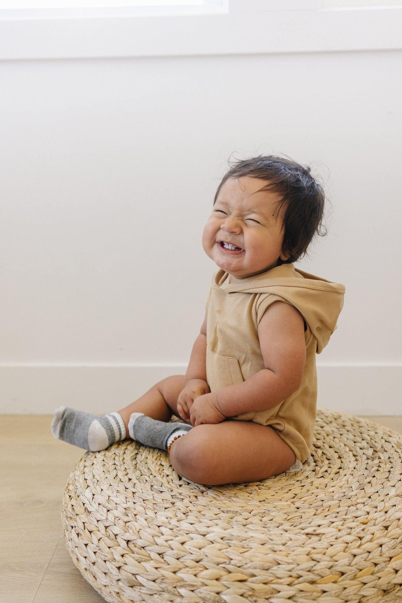 Sleeveless Hoodie Romper - More Colors